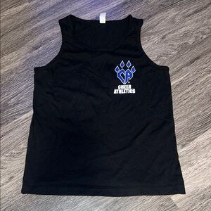 Cheer Athletics Practice Black Tank Top Kids Medium (10-12)